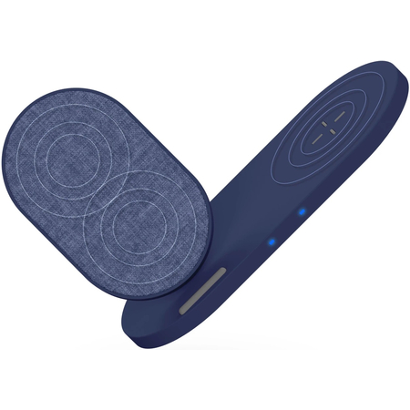 Беспроводное зарядное устройство InterStep IS-TC-WCH2CDUOF-BLUB201, Цвет: Blue / Синий темный, изображение 2
