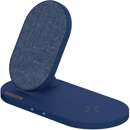 Беспроводное зарядное устройство InterStep IS-TC-WCH2CDUOF-BLUB201, Цвет: Blue / Синий темный