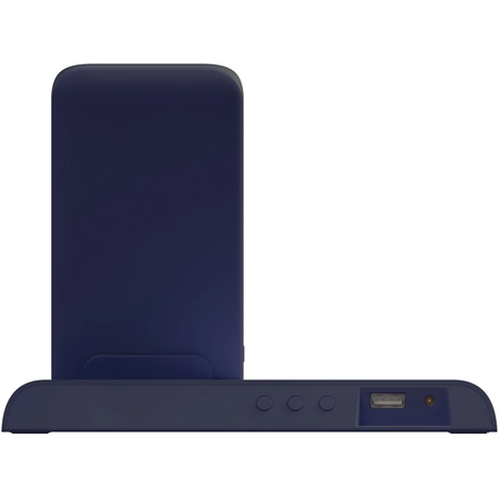 Внешний аккумулятор 10000мАч Interstep PB10DQi PRO док-станция Type-C PD синий, Цвет: Blue / Синий темный, изображение 2