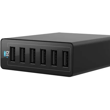 Зарядное устройство Anker 6xUSB 60W Black A2123L12, изображение 2