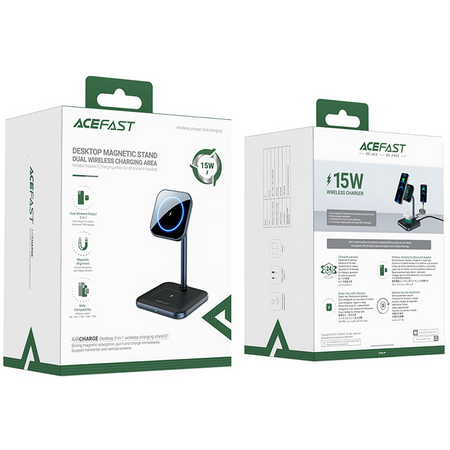 БЗУ ACEFAST E1 2in1 Grey, изображение 4