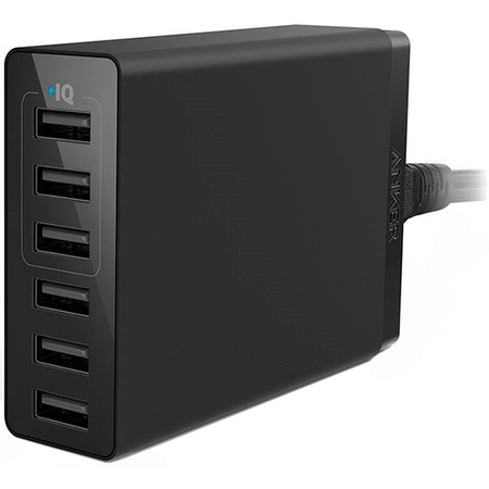 Зарядное устройство Anker PowerPort 6-Port Lite 30W, Черный
