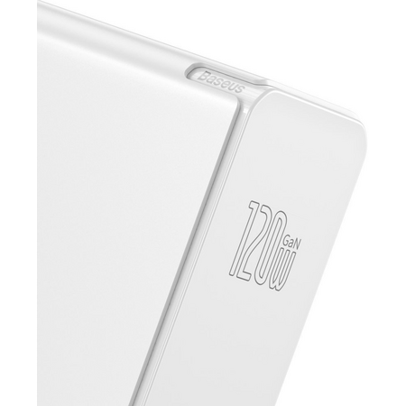 Сетевое зарядное устройство Baseus GaN Mini Quick Charger C+C+A 120W EU White (CCGAN-J02), изображение 4