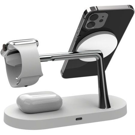 БЗУ TECH-PROTECT A14 3in1 White, Цвет: White / Белый, изображение 3