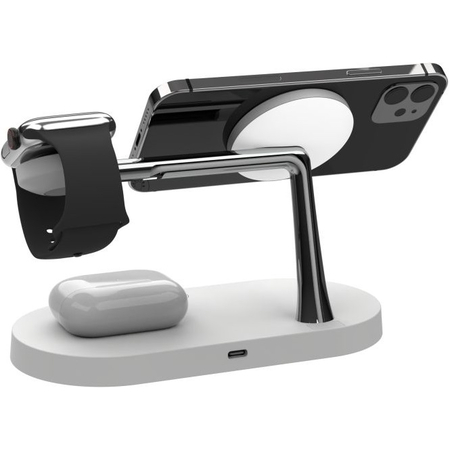 БЗУ TECH-PROTECT A14 3in1 White, Цвет: White / Белый, изображение 4