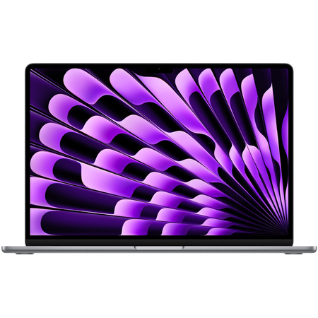 MacBook Air 15" M2 8-core 8GB 256GB 2023 Space Gray (MQKP3), Общий объем твердотельных накопителей (SSD): 256 ГБ, Объем оперативной памяти: 8 ГБ, Цвет: Space Gray / Серый космос