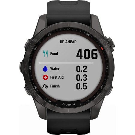 Garmin Fenix 7S Sapphire Solar Carbon Gray, Экран: 42, Цвет: Carbon Gray, изображение 7