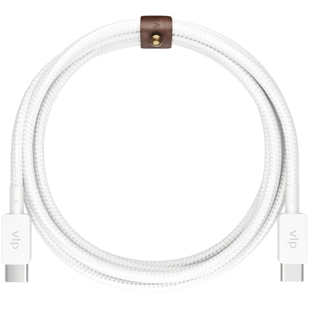Кабель VLP Nylon USB C - USB C 2m White, Цвет: White / Белый