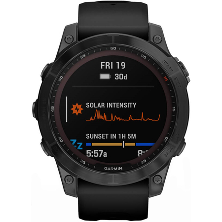 Garmin Fenix 7 Sapphire Solar Carbon Gray, изображение 2