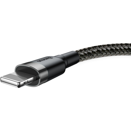 Кабель Baseus, Lightning to USB, 2.4A , Grey, изображение 4