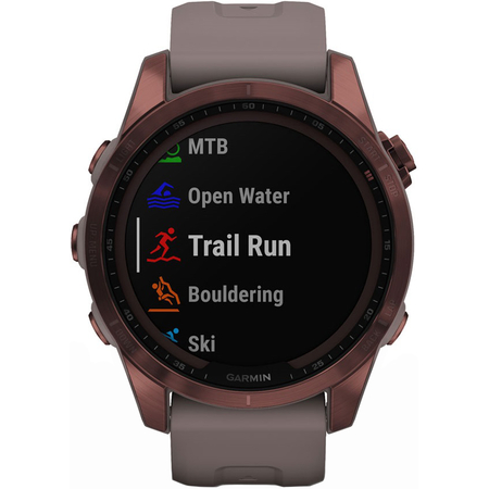 Garmin Fenix 7S Sapphire Solar Dark Bronze, Экран: 42, Цвет: Dark Bronze / Бронзовый, изображение 6