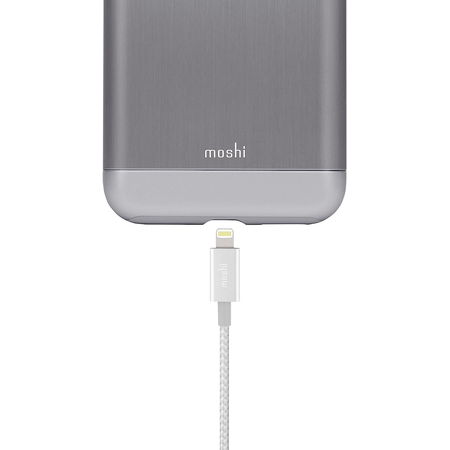 Кабель Moshi Integra Lightning на USB-A, Кевлар, 1.2м, Серебряный, изображение 4