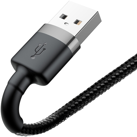 Кабель Baseus, Lightning to USB, 2.4A , Grey, изображение 5