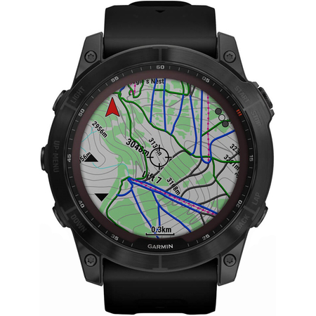 Garmin Fenix 7X Sapphire Solar Black, Экран: 51, Цвет: Black / Черный, изображение 4