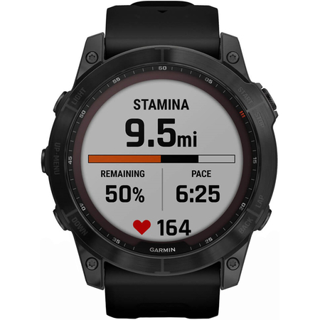 Garmin Fenix 7X Sapphire Solar Black, Экран: 51, Цвет: Black / Черный, изображение 6