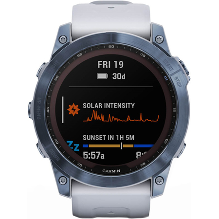 Garmin Fenix 7X Sapphire Solar Mineral Blue, Экран: 51, Цвет: Mineral Blue, изображение 2