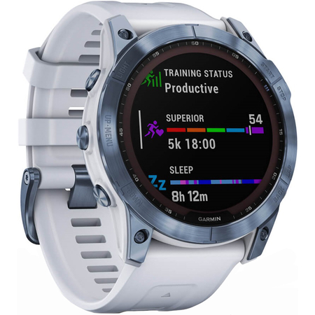 Garmin Fenix 7X Sapphire Solar Mineral Blue, Экран: 51, Цвет: Mineral Blue, изображение 3