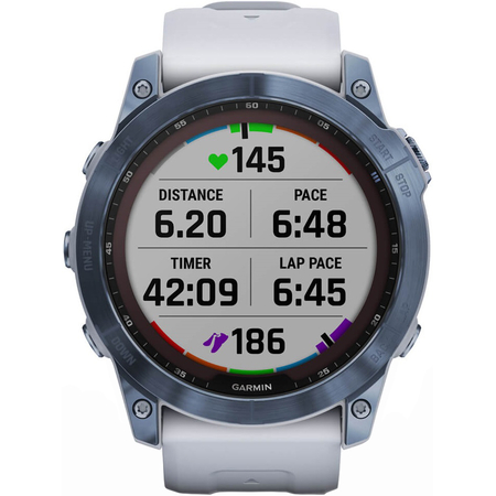 Garmin Fenix 7X Sapphire Solar Mineral Blue, Экран: 51, Цвет: Mineral Blue, изображение 9