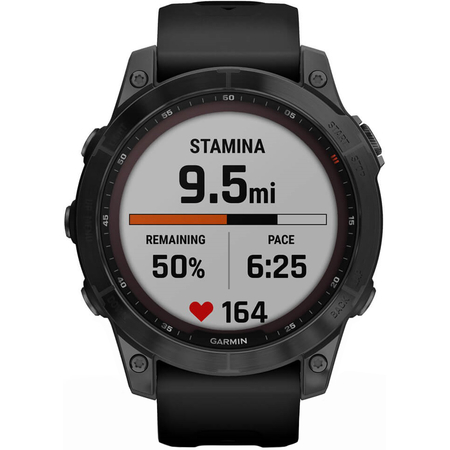 Garmin Fenix 7 Sapphire Solar Carbon Gray, изображение 5