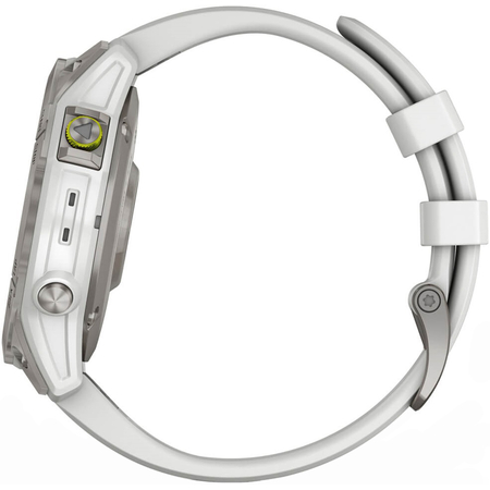 Garmin Epix Gen 2 Sapphire Edition White Titanium with Carrera White Band, Экран: 47, Цвет: White / Белый, изображение 11