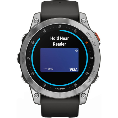 Garmin Epix Gen 2 Standard Edition Slate Steel with Graphite Band, Экран: 47, Цвет: Graphite / Графитовый, изображение 9