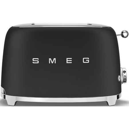 Тостер SMEG TSF01BLMEU  на 2 ломтика матовый черный, Цвет: Black matte / Черный матовый, изображение 2