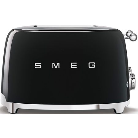 Тостер SMEG TSF03BLEU на 4 ломтика черный, Цвет: Black / Черный, изображение 2