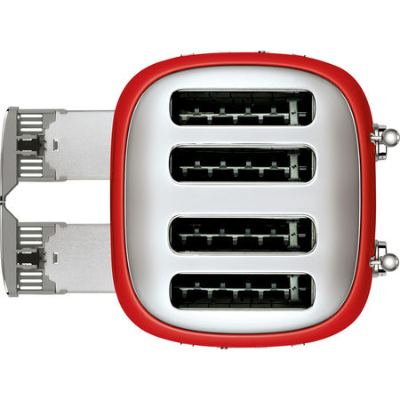 Тостер SMEG TSF03RDEU  на 4 ломтика красный, Цвет: Red / Красный, изображение 4