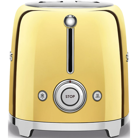 Тостер SMEG TSF01GOEU на 2 ломтика Цвет золото, изображение 3