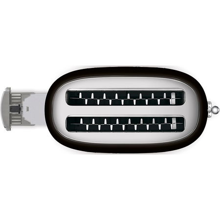 Тостер SMEG TSF02BLEU  на 4 ломтика черный, Цвет: Black / Черный, изображение 3