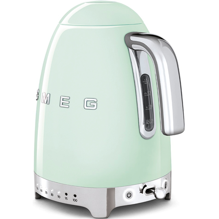Чайник SMEG KLF04PGEU электрический с регулируемой температурой пастельный зеленый, Цвет: Pastel green / Пастельный зеленый, изображение 3