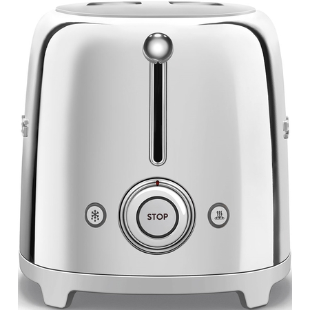 Тостер SMEG TSF01SSEU на 2 ломтика хром, Цвет: Steel / Сталь, изображение 3