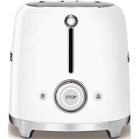 Тостер SMEG TSF01WHEU  на 2 ломтика белый, Цвет: White / Белый, изображение 3