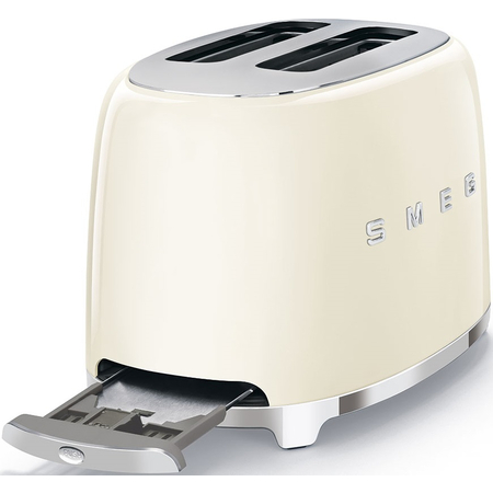 Тостер SMEG TSF01CREU на 2 ломтика кремовый, Цвет: Cream / Кремовый, изображение 4