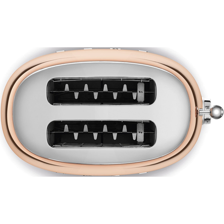 Тостер SMEG TSF01RGEU на 2 ломтика цвет розовое золото, Цвет: Rose Gold / Розовое золото, изображение 4