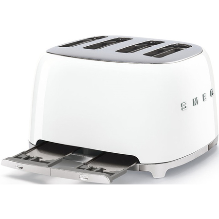 Тостер SMEG TSF03WHEU  на 4 ломтика белый, Цвет: White / Белый, изображение 4
