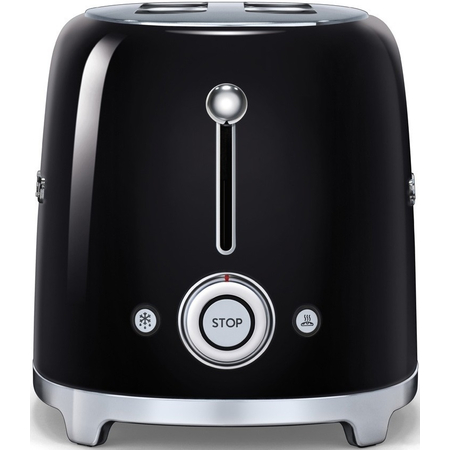Тостер SMEG TSF02BLEU  на 4 ломтика черный, Цвет: Black / Черный, изображение 4