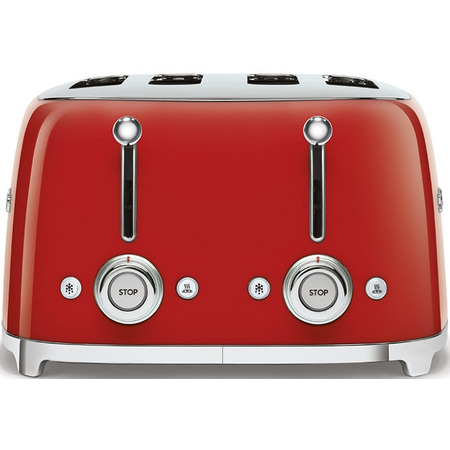 Тостер SMEG TSF03RDEU  на 4 ломтика красный, Цвет: Red / Красный, изображение 2