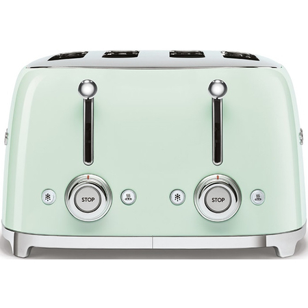 Тостер SMEG TSF03PGEU  на 4 ломтика пастельный зеленый, Цвет: Pastel green / Пастельный зеленый, изображение 6