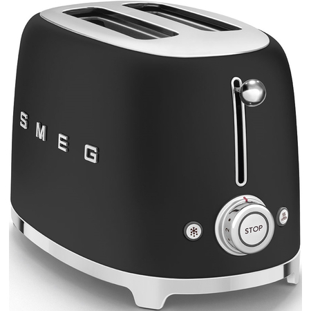 Тостер SMEG TSF01BLMEU  на 2 ломтика матовый черный, Цвет: Black matte / Черный матовый, изображение 6