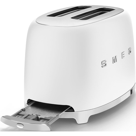 Тостер SMEG TSF01WHMEU  на 2 ломтика матовый белый, Цвет: White matte / Белый матовый, изображение 8