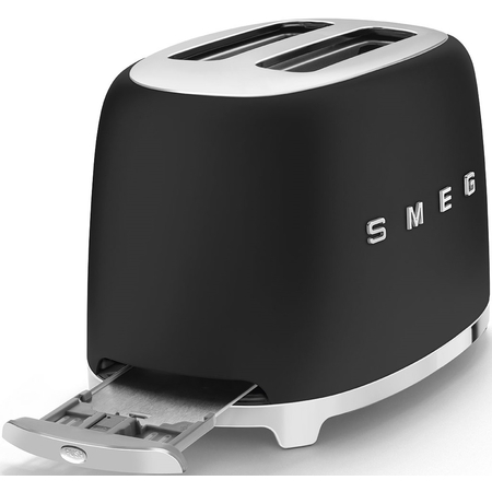 Тостер SMEG TSF01BLMEU  на 2 ломтика матовый черный, Цвет: Black matte / Черный матовый, изображение 8