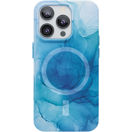 Чехол защитный VLP Splash case с MagSafe для iPhone 14 Pro Max синий, Цвет: Blue / Синий