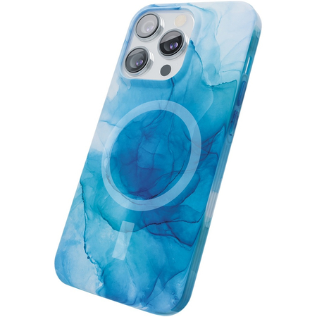 Чехол защитный VLP Splash case с MagSafe для iPhone 14 Pro Max синий, Цвет: Blue / Синий, изображение 3