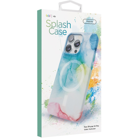 Чехол защитный VLP Splash case с MagSafe для iPhone 14 Pro мультицвет, Цвет: Разноцветный, изображение 6