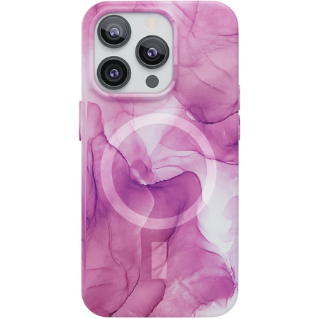 Чехол защитный VLP Splash case с MagSafe для iPhone 14 Pro Max розовый, Цвет: Pink / Розовый