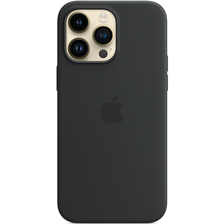 Чехол для iPhone 14 Pro Silicone Case Midnight, Цвет: Midnight / Тёмная ночь, изображение 2