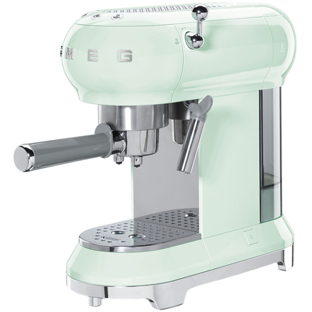 Кофемашина-эспрессо SMEG ECF01PGEU  пастельная зеленая, Цвет: Pastel green / Пастельный зеленый