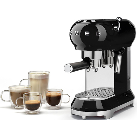 Кофемашина-эспрессо SMEG ECF01BLEU черная, Цвет: Black / Черный, изображение 4
