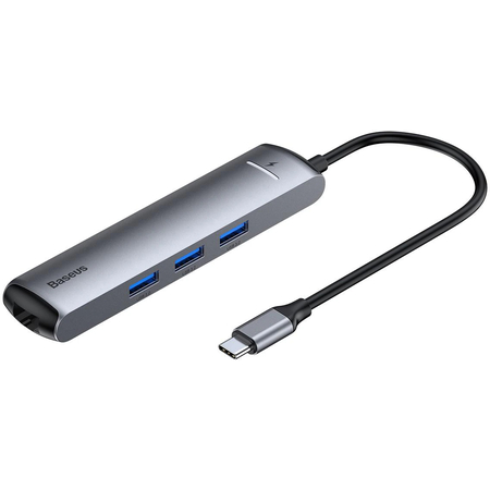 USB-Хаб Baseus Mechanical eye Six-in-one smart docking station Grey